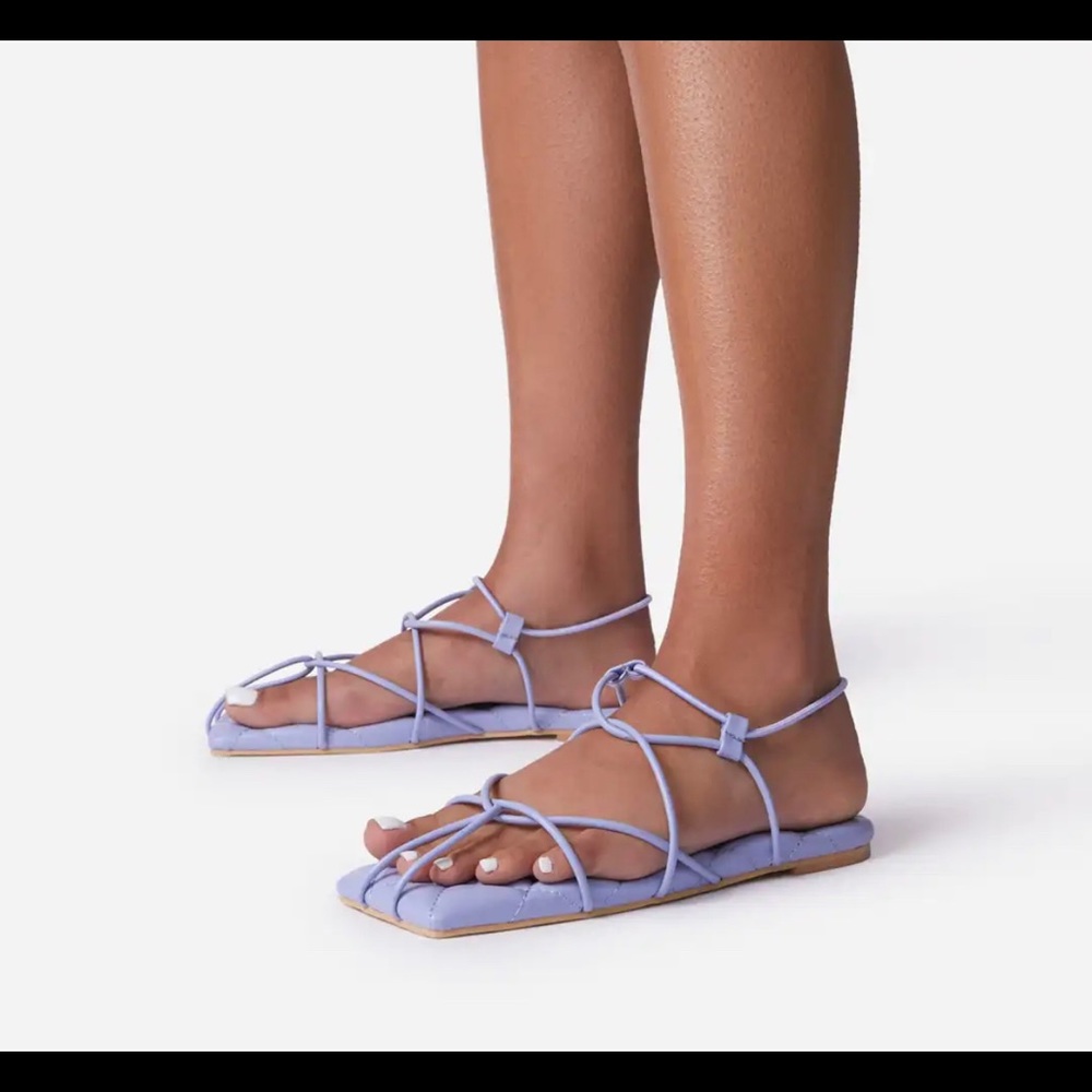 Ego, size 10 purple sandals